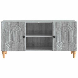 Meuble TV Sonoma gris 102 x 34,5 x 50 cm Bois d'ingénierie 619340619340
