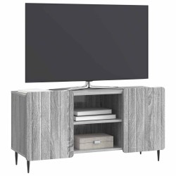 Meuble TV Sonoma gris 102 x 34,5 x 52 cm Bois d'ingénierie 619341619341