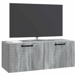 Meuble TV mural Sonoma gris 78,5 x 31 x 30 cm Bois d'ingénierie 619343619343