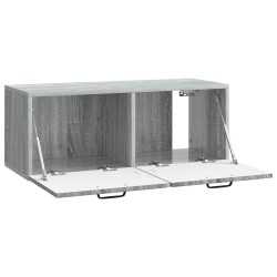 Meuble TV mural Sonoma gris 78,5 x 31 x 30 cm Bois d'ingénierie 619343619343