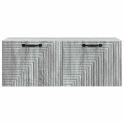 Meuble TV mural Sonoma gris 78,5 x 31 x 30 cm Bois d'ingénierie 619343619343