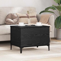 Table basse Chêne noir 60 x 44,5 x 45 cm Bois d'ingénierie 619344619344