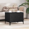 Table basse Chêne noir 60 x 44,5 x 45 cm Bois d'ingénierie 619344619344