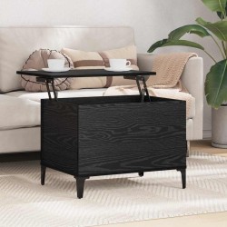 Table basse Chêne noir 60 x 44,5 x 45 cm Bois d'ingénierie 619344619344