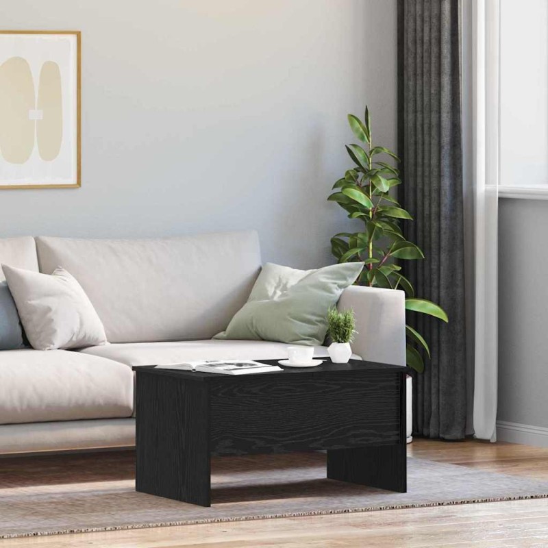 Table basse Chêne noir 102 x 50,5 x 46,5 cm Bois d'ingénierie 619346619346