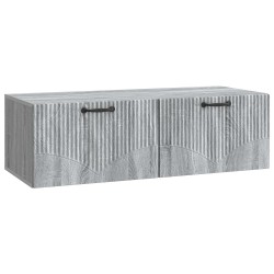 Meuble TV mural Sonoma gris 98 x 41 x 30 cm Bois d'ingénierie 619349619349