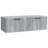 Meuble TV mural Sonoma gris 98 x 41 x 30 cm Bois d'ingénierie 619349619349