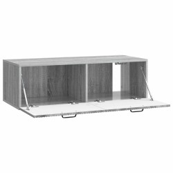 Meuble TV mural Sonoma gris 98 x 41 x 30 cm Bois d'ingénierie 619349619349