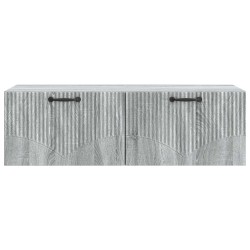 Meuble TV mural Sonoma gris 98 x 41 x 30 cm Bois d'ingénierie 619349619349