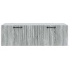 Meuble TV mural Sonoma gris 98 x 41 x 30 cm Bois d'ingénierie 619349619349