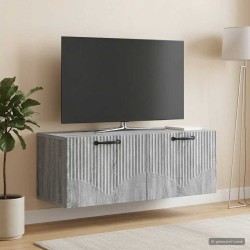 Meuble TV mural Sonoma gris 78,5 x 31 x 30 cm Bois d'ingénierie 619350619350