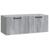 Meuble TV mural Sonoma gris 78,5 x 31 x 30 cm Bois d'ingénierie 619350619350