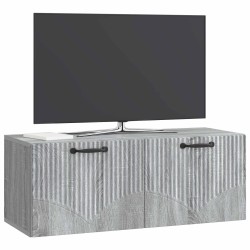 Meuble TV mural Sonoma gris 78,5 x 31 x 30 cm Bois d'ingénierie 619350619350
