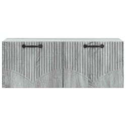 Meuble TV mural Sonoma gris 78,5 x 31 x 30 cm Bois d'ingénierie 619350619350