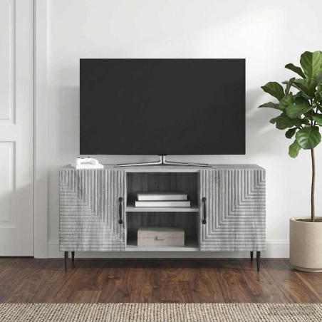 Meuble TV Sonoma gris 102 x 34,5 x 50 cm Bois d'ingénierie 619351619351