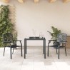 Chaises empilables d'extérieur lot de 2 acier anthracite 619352619352