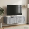 Meuble TV mural Sonoma gris 98 x 41 x 30 cm Bois d'ingénierie 619353619353