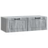 Meuble TV mural Sonoma gris 98 x 41 x 30 cm Bois d'ingénierie 619353619353