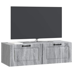 Meuble TV mural Sonoma gris 98 x 41 x 30 cm Bois d'ingénierie 619353619353