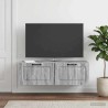 Meuble TV mural Sonoma gris 98 x 41 x 30 cm Bois d'ingénierie 619353619353