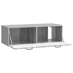 Meuble TV mural Sonoma gris 98 x 41 x 30 cm Bois d'ingénierie 619353619353