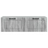 Meuble TV mural Sonoma gris 98 x 41 x 30 cm Bois d'ingénierie 619353619353