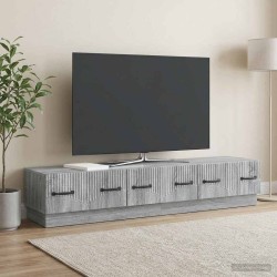 Meuble TV Sonoma gris 147 x 34,5 x 27 cm Bois d'ingénierie 619354619354