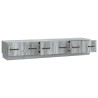 Meuble TV Sonoma gris 147 x 34,5 x 27 cm Bois d'ingénierie 619354619354