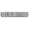 Meuble TV Sonoma gris 147 x 34,5 x 27 cm Bois d'ingénierie 619354619354