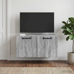Meuble TV mural Sonoma gris 59,5 x 41 x 30 cm Bois d'ingénierie 619355619355