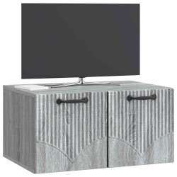 Meuble TV mural Sonoma gris 59,5 x 41 x 30 cm Bois d'ingénierie 619355619355