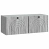 Meuble TV mural Sonoma gris 78,5 x 31 x 30 cm Bois d'ingénierie 619362619362