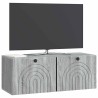 Meuble TV mural Sonoma gris 78,5 x 31 x 30 cm Bois d'ingénierie 619362619362
