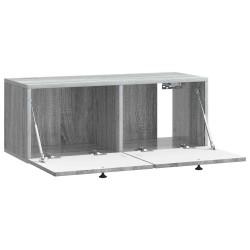 Meuble TV mural Sonoma gris 78,5 x 31 x 30 cm Bois d'ingénierie 619362619362