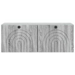 Meuble TV mural Sonoma gris 78,5 x 31 x 30 cm Bois d'ingénierie 619362619362