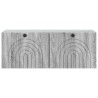 Meuble TV mural Sonoma gris 78,5 x 31 x 30 cm Bois d'ingénierie 619362619362