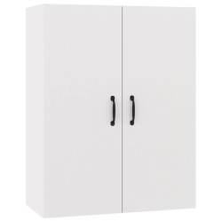 Armoire suspendue Blanc 69,5x34x90 cm Bois d'ingénierie 619363619363