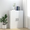 Armoire suspendue Blanc 69,5x34x90 cm Bois d'ingénierie 619363619363