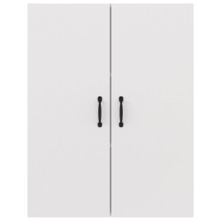 Armoire suspendue Blanc 69,5x34x90 cm Bois d'ingénierie 619363619363