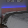 Tête de lit à LED Rose 160x5x78/88 cm Velours 619364619364
