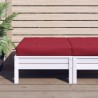 Coussin de palette rouge bordeaux tissu oxford 619365619365