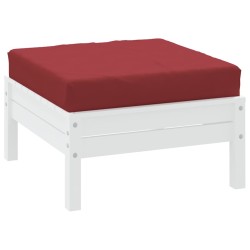 Coussin de palette rouge bordeaux tissu oxford 619365619365