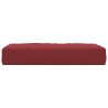 Coussin de palette rouge bordeaux tissu oxford 619365619365