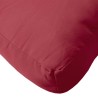 Coussin de palette rouge bordeaux tissu oxford 619365619365