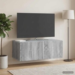 Meuble TV mural Sonoma gris 78,5 x 41 x 30 cm Bois d'ingénierie 619366619366