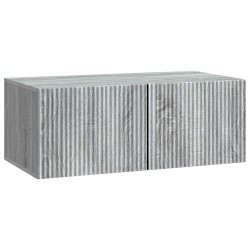 Meuble TV mural Sonoma gris 78,5 x 41 x 30 cm Bois d'ingénierie 619366619366