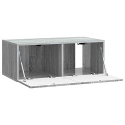 Meuble TV mural Sonoma gris 78,5 x 41 x 30 cm Bois d'ingénierie 619366619366