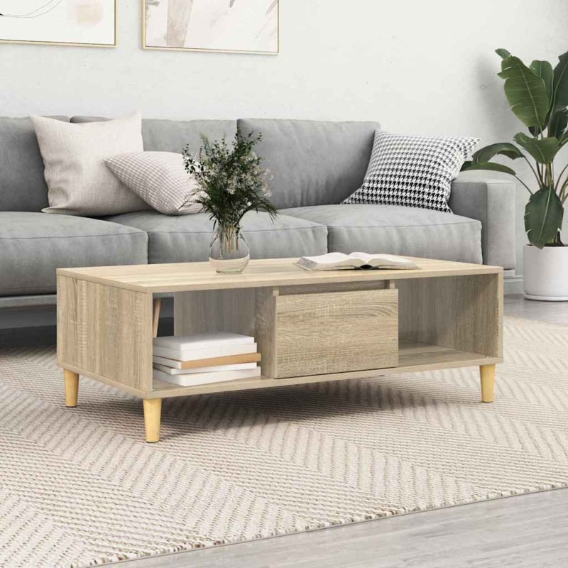 Table basse Chêne Sonoma 102 x 55 x 35 cm Bois d'ingénierie 619371619371
