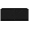 Meuble TV chêne noir 60x31x25,5 cm bois d'ingénierie 619372619372
