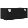 Meuble TV chêne noir 60x31x25,5 cm bois d'ingénierie 619372619372